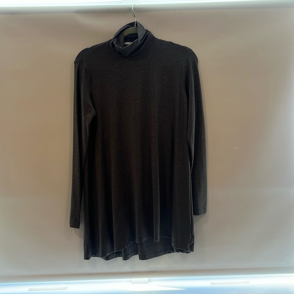 Susana Monaco grey turtleneck dress